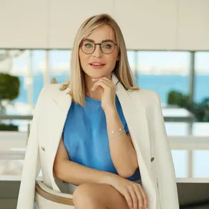 Iryna Velychko, luxury real estate agent in Miami, Florida