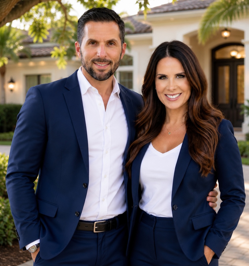 Leah & Alex Sajovits, luxury real estate agent in Boca Raton, Florida