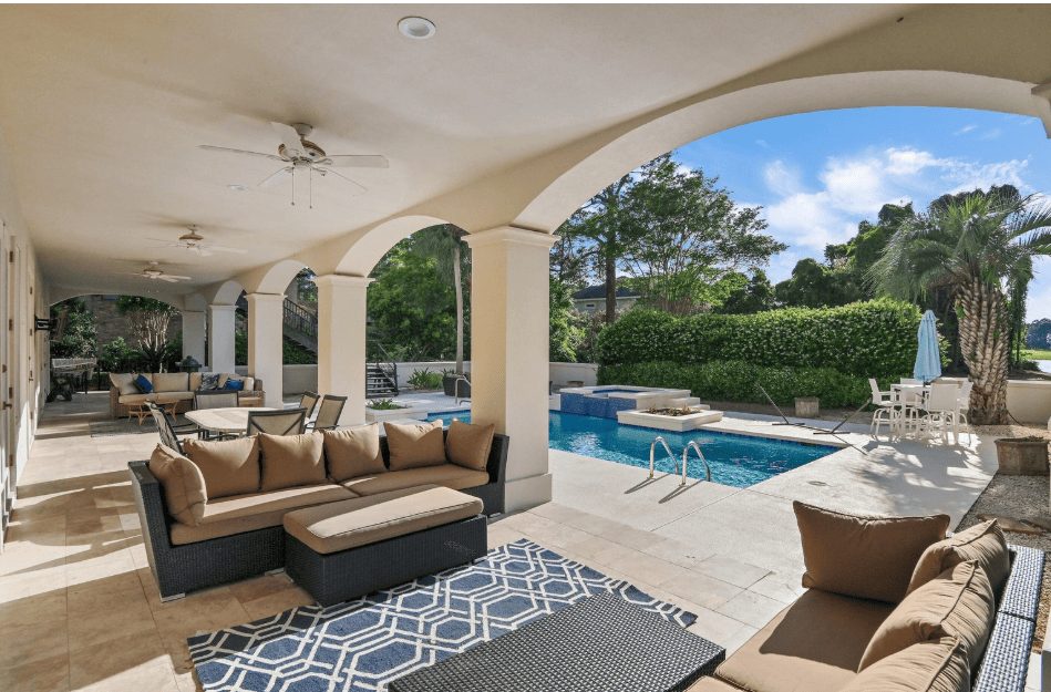 2940 Pine Valley Drive pool and golf course view