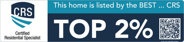 Certified Residential Specialist CRS Top 2% designee marketing sign rider
