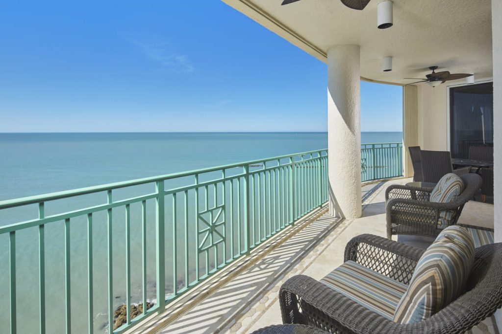 Cape Marco Belize residence lanai view