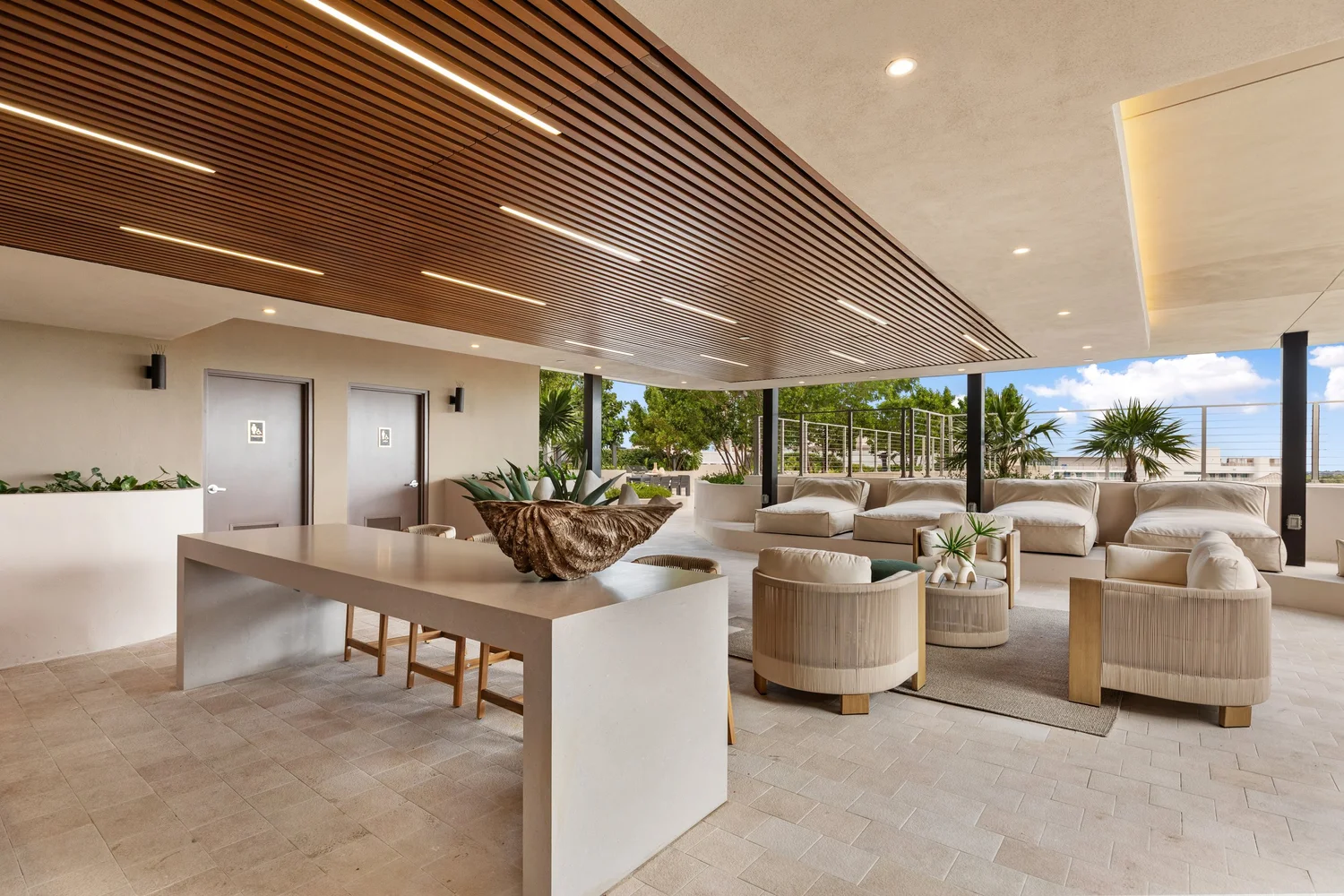 Rooftop lounge at Arbor Residences Coconut Grove