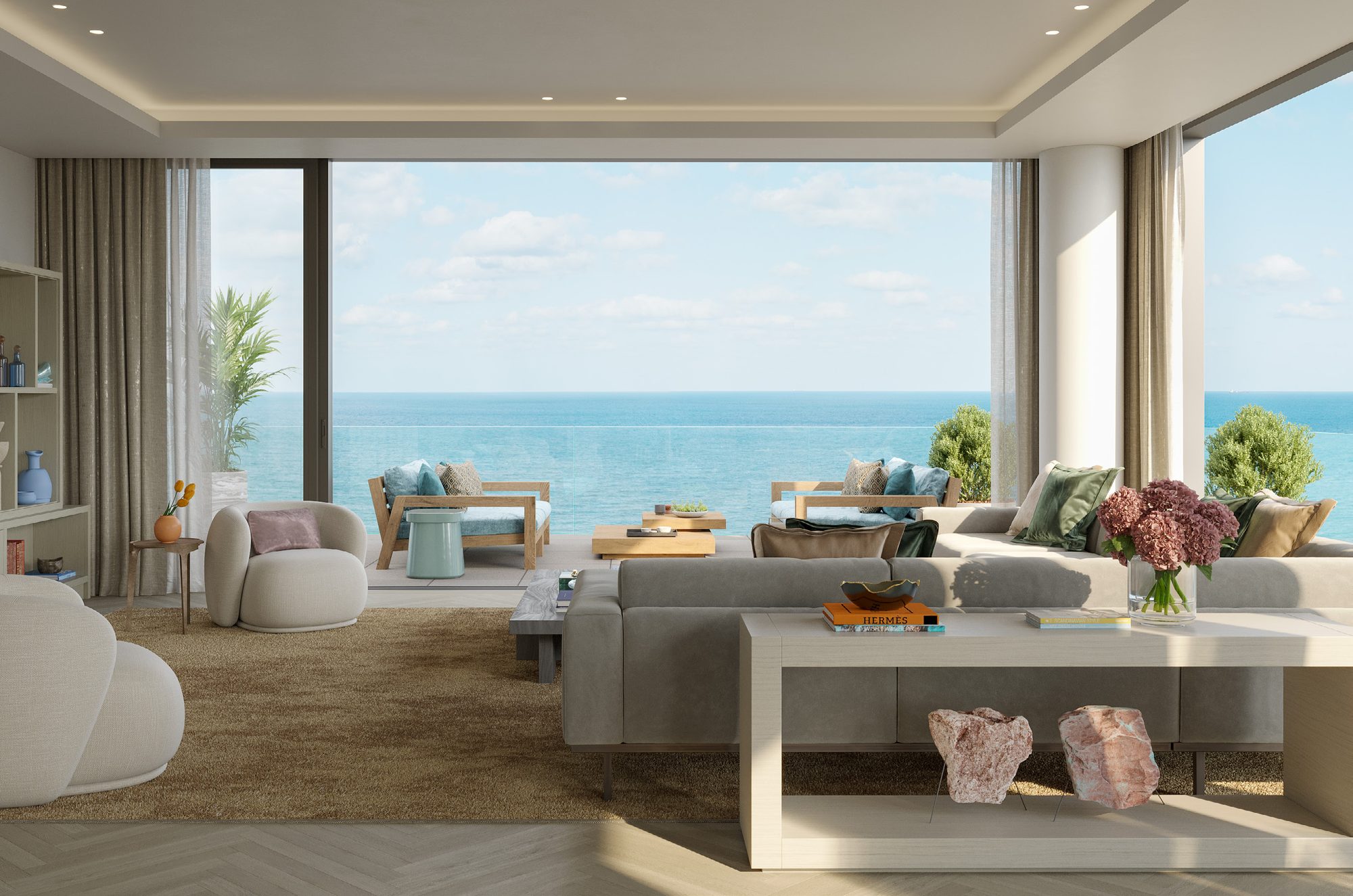 Rosewood Residences private marina on the Intracoastal Waterway