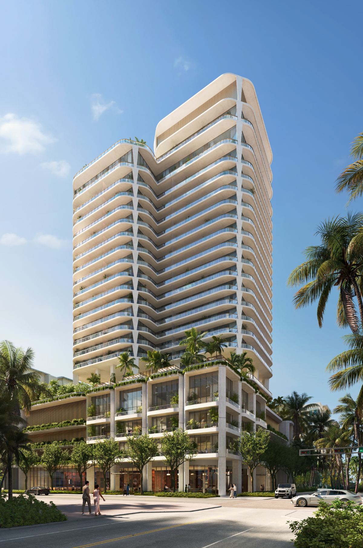 Banyan Tree Residences West Palm Beach downtown tower exterior