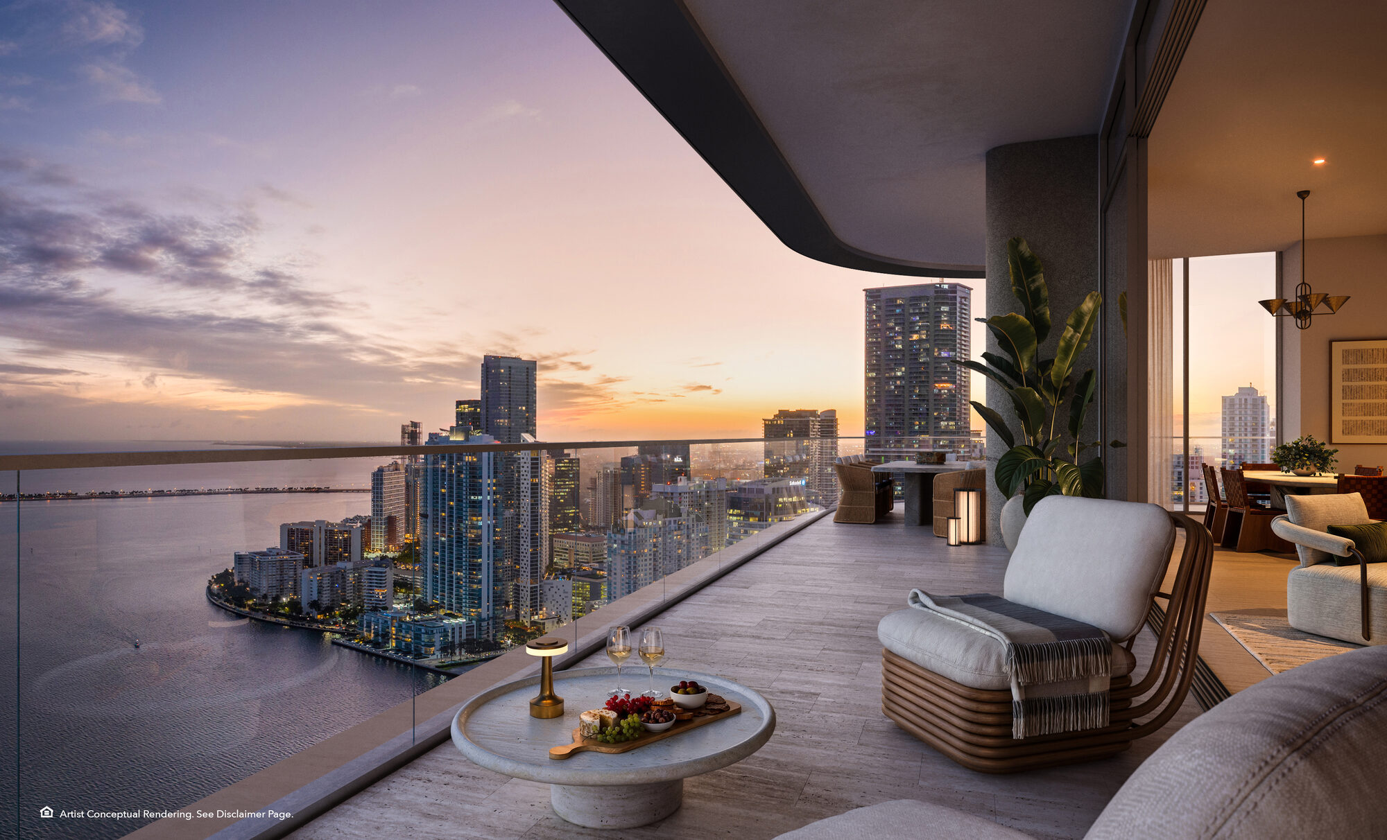 The Residences at Mandarin Oriental, Miami — North Tower residence interior