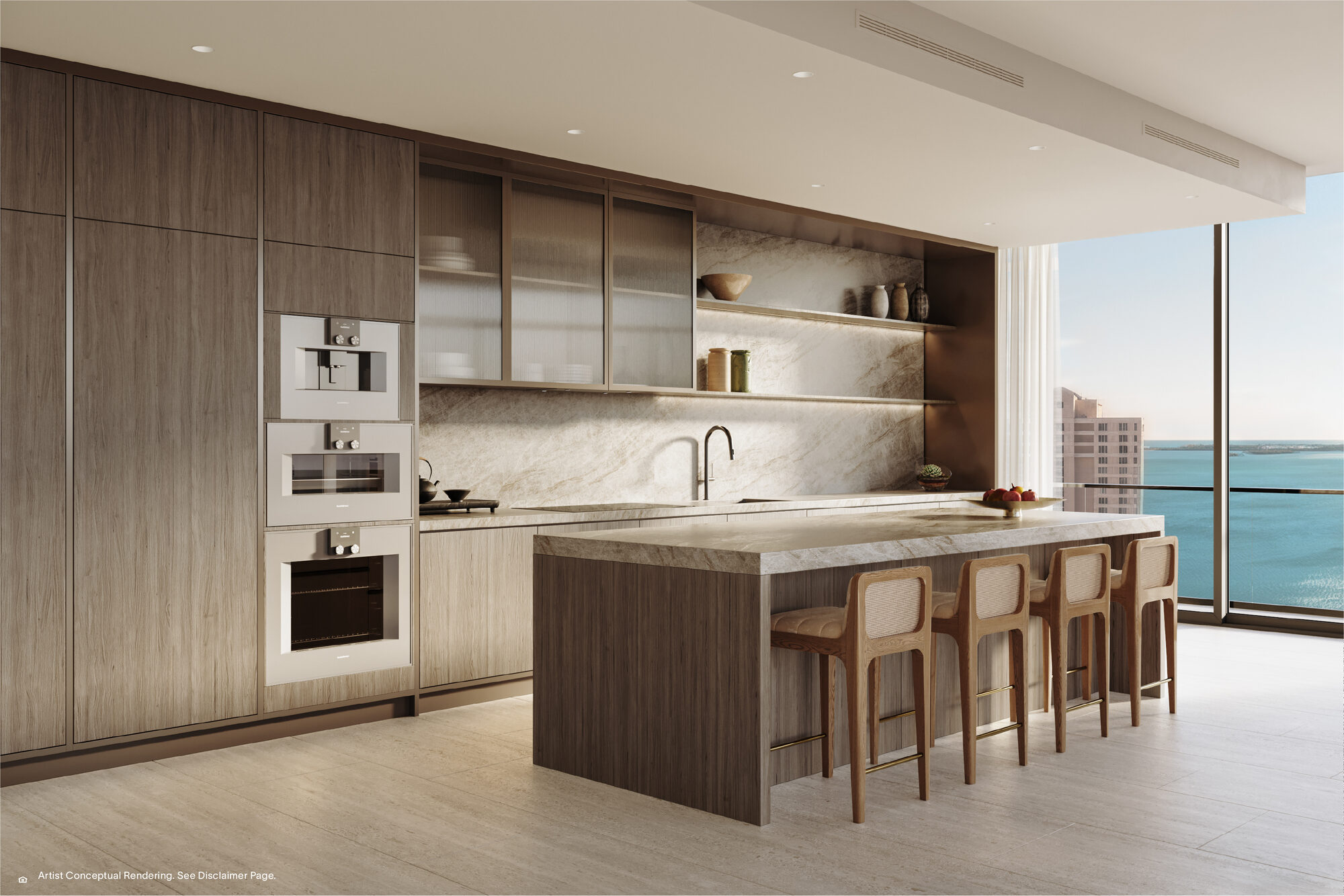 The Residences at Mandarin Oriental, Miami — North Tower Brickell Key neighborhood view