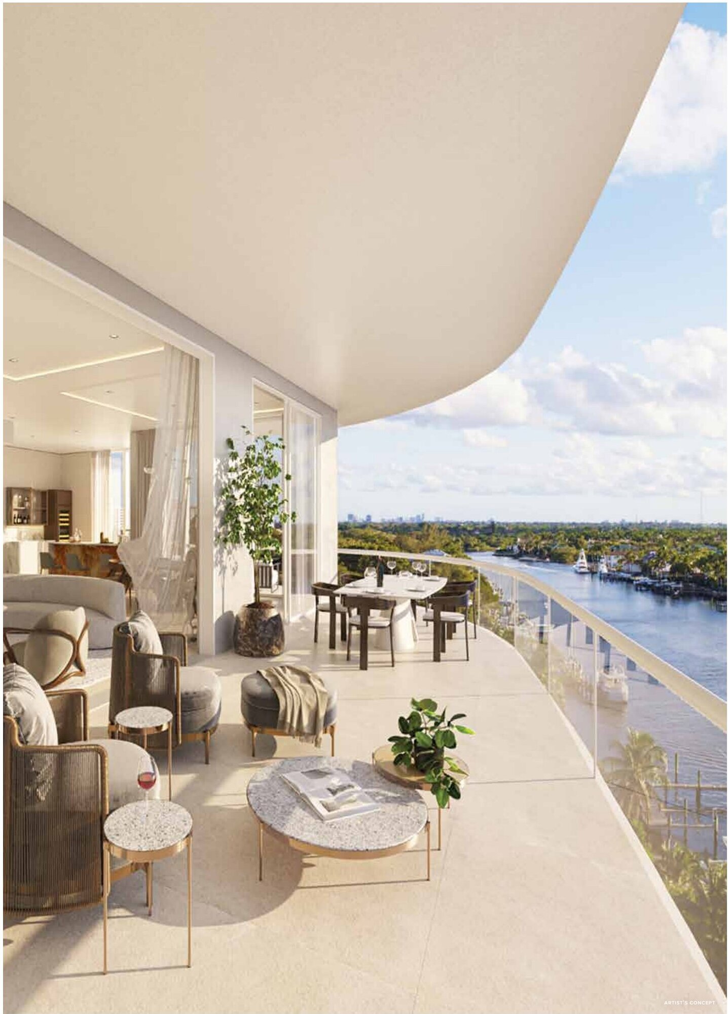 The Ritz-Carlton Residences Palm Beach Gardens Intracoastal terrace