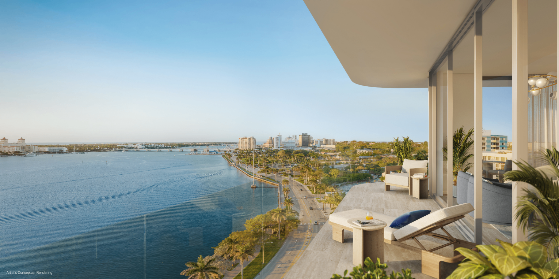 The Ritz-Carlton Residences, West Palm Beach architectural design detail
