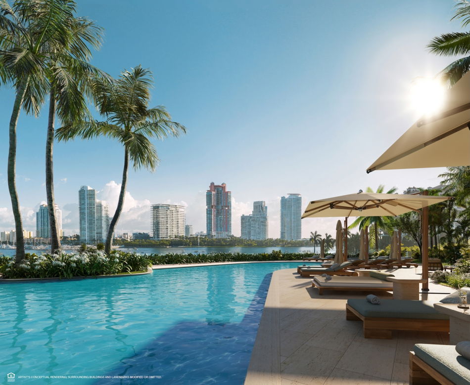 The Residences at Six Fisher Island architectural design detail