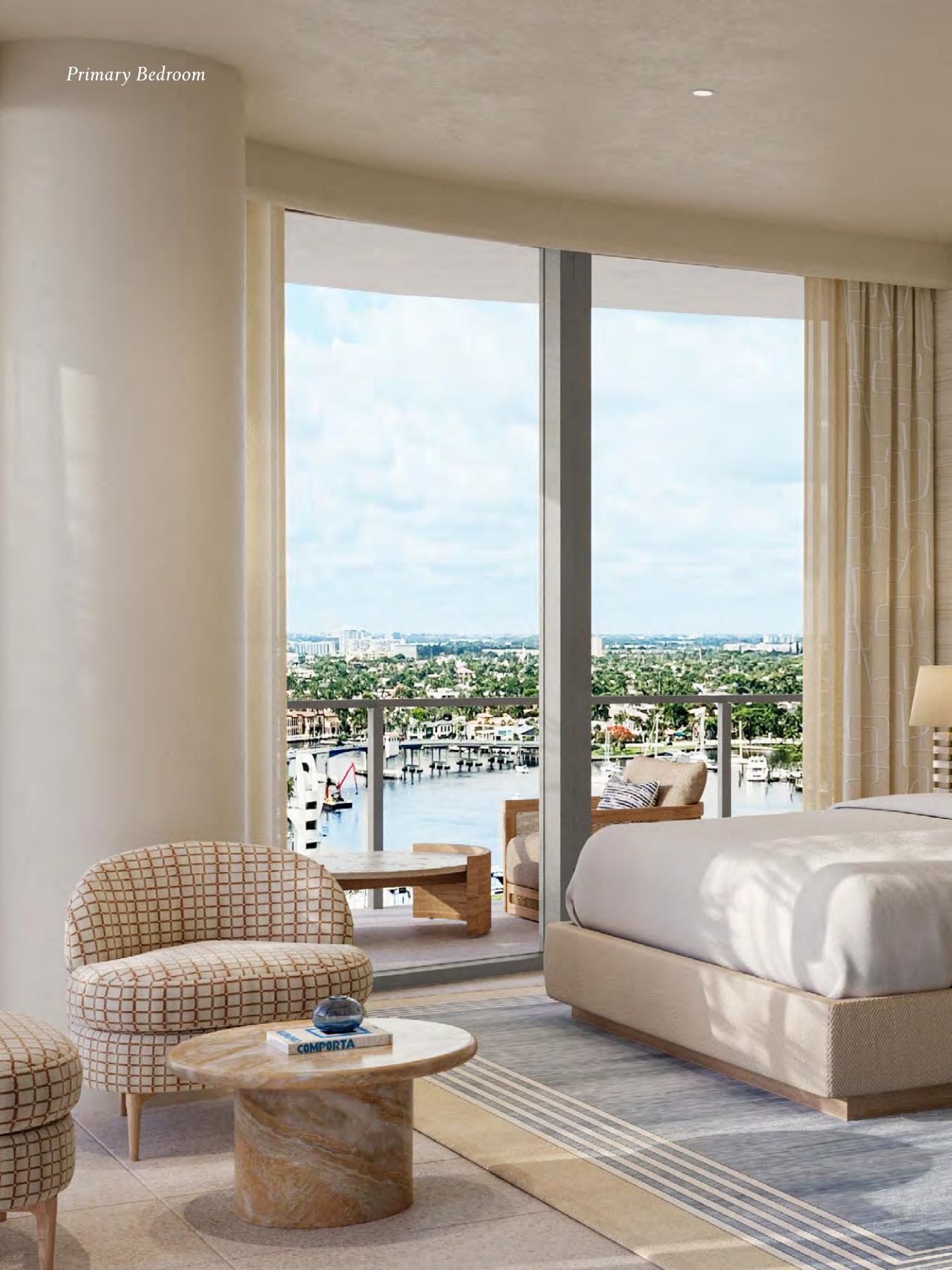 St. Regis Bahia Mar primary bedroom with ocean views