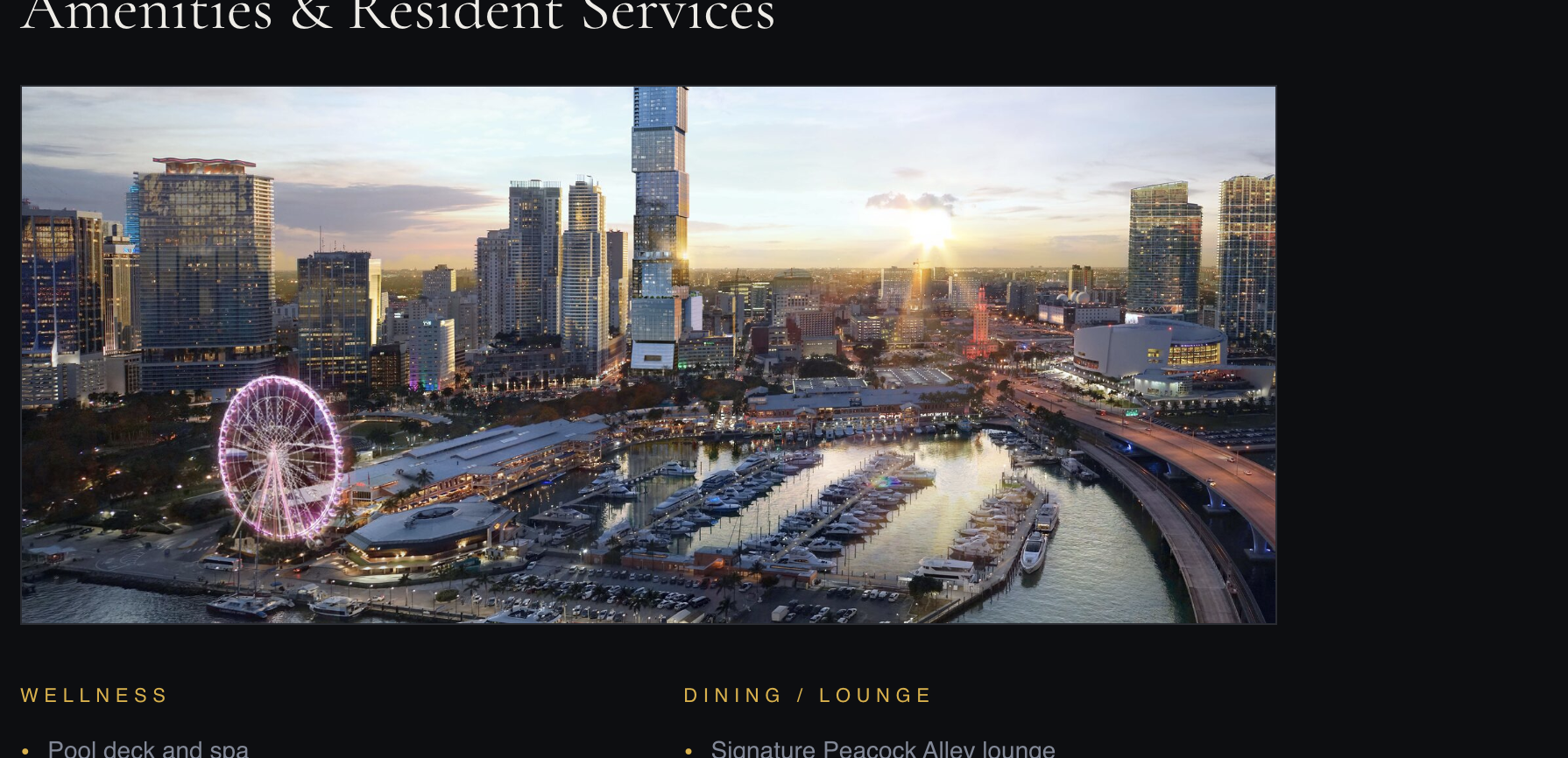 Waldorf Astoria Residences Miami exterior rendering